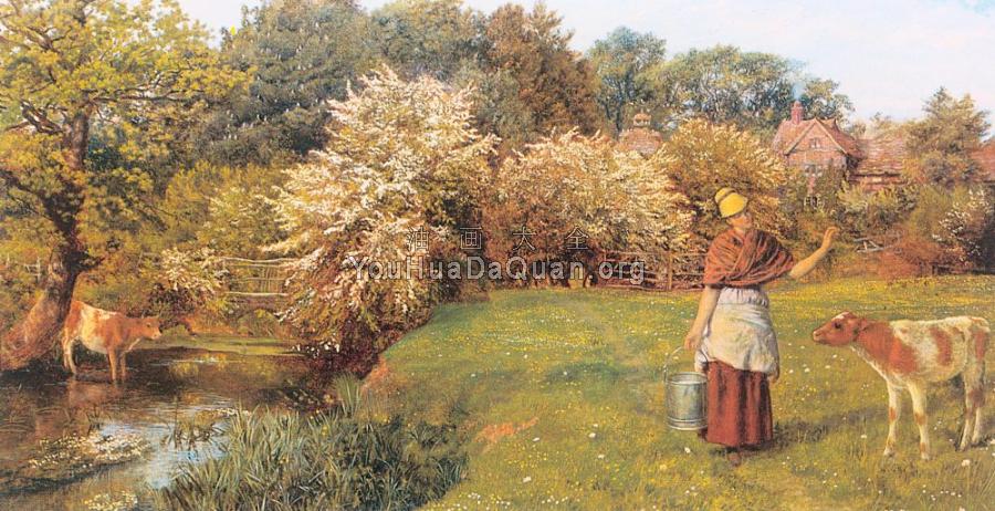 Poll the Milkmaid - 亚瑟·休斯